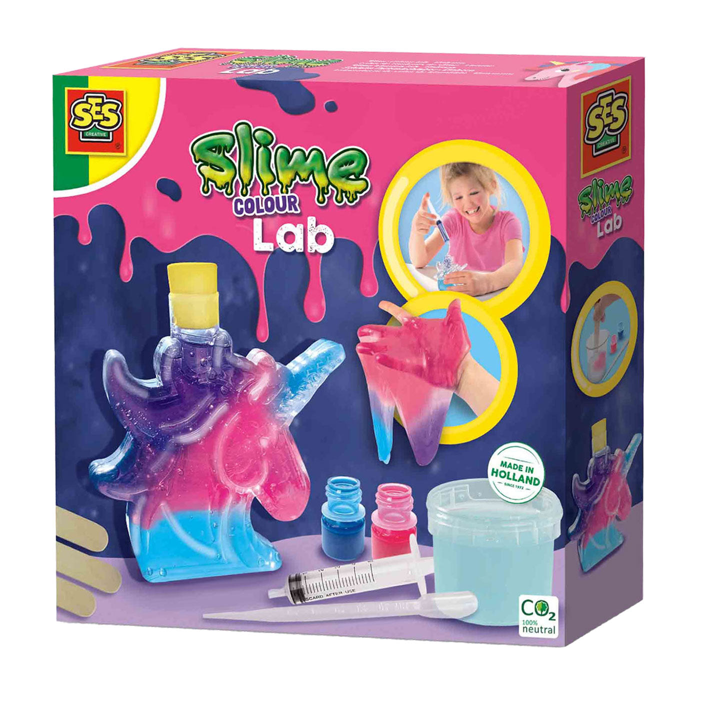 SES slime - kleur lab unicorn