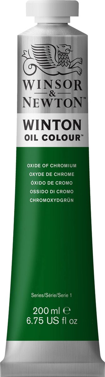 Winsor Newton winton oil colours 200ml oxide of chromium
