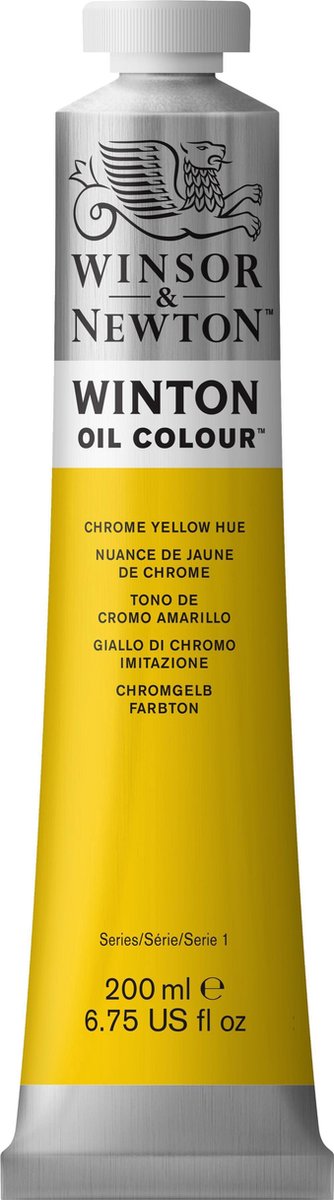 Winsor Newton winton oil colours 200ml chrome yellow