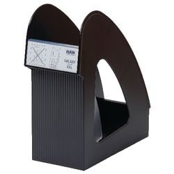 Tijdschriftencassette Han Galaxy 30x12,3x35,3cm zwart