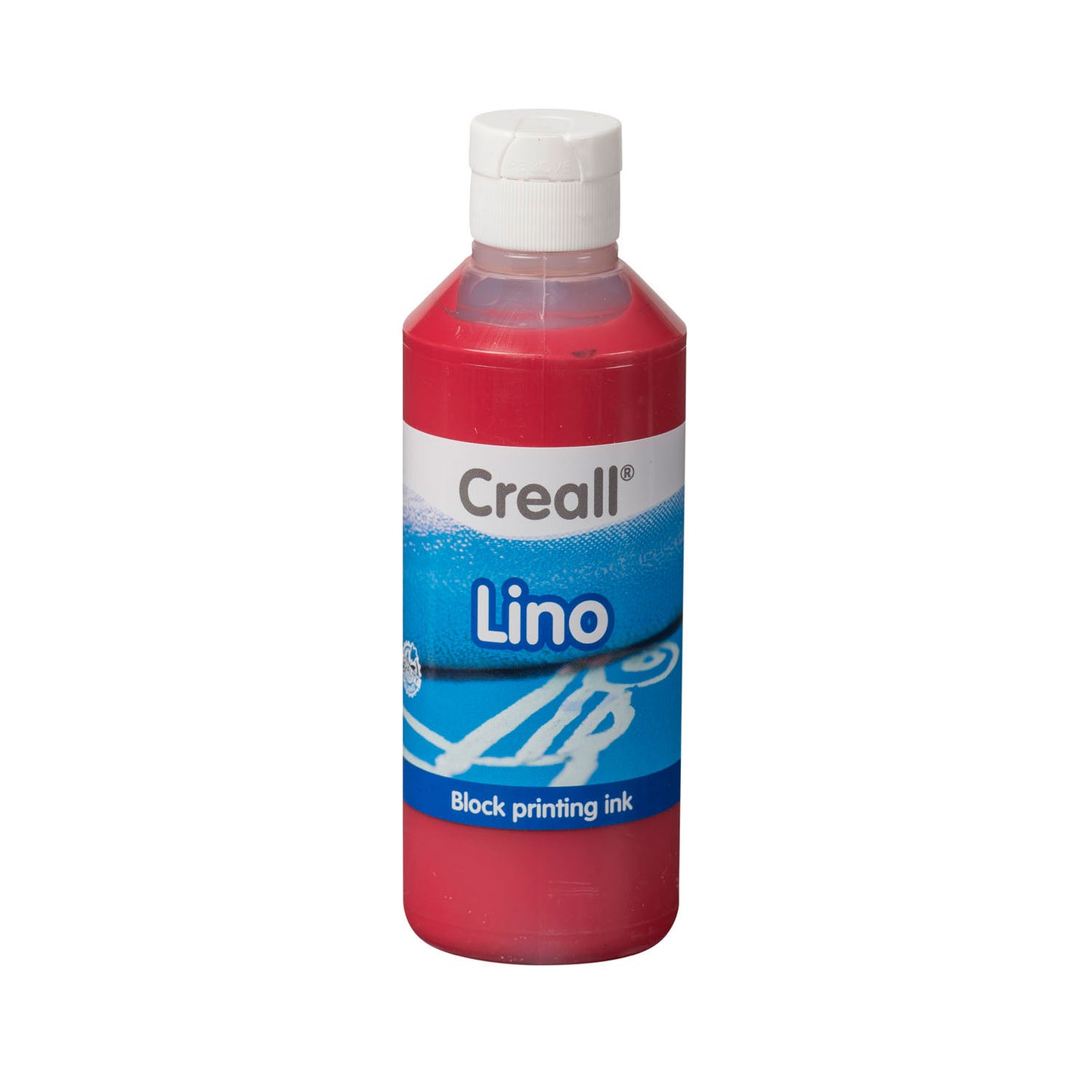 Creall lino blockprintverf donkerrood, 250ml