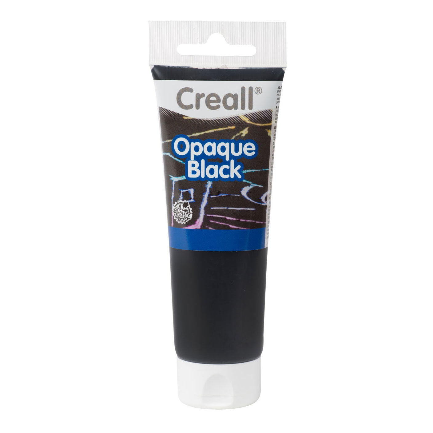 Creall opaque verf zwart, 120ml