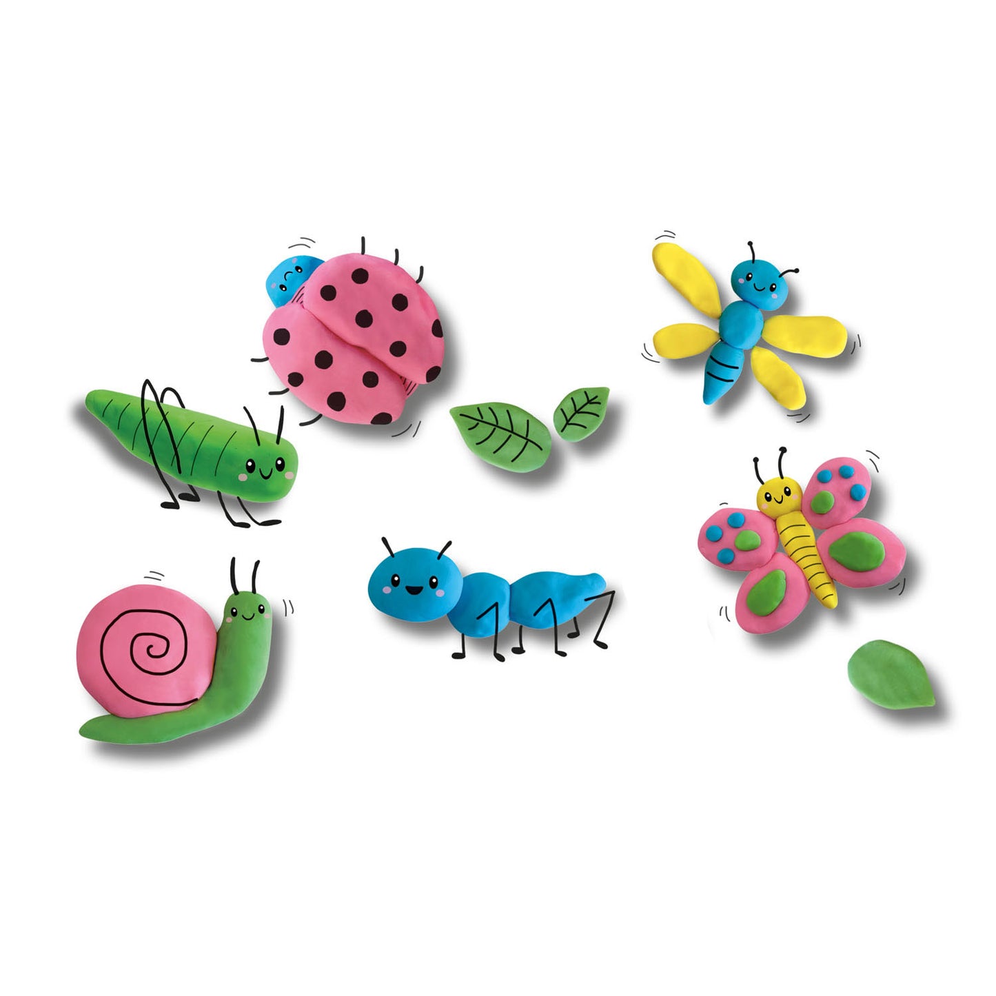 SES Creative Ses eco klei - 4 kleipotjes