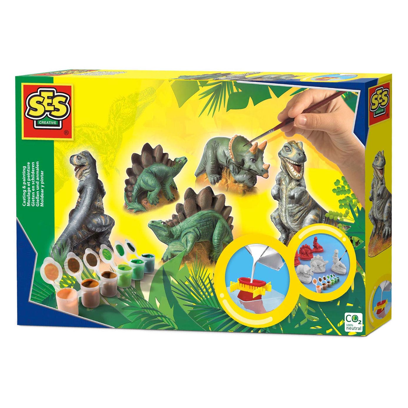 SES Creative Ses gips gieten - dino's