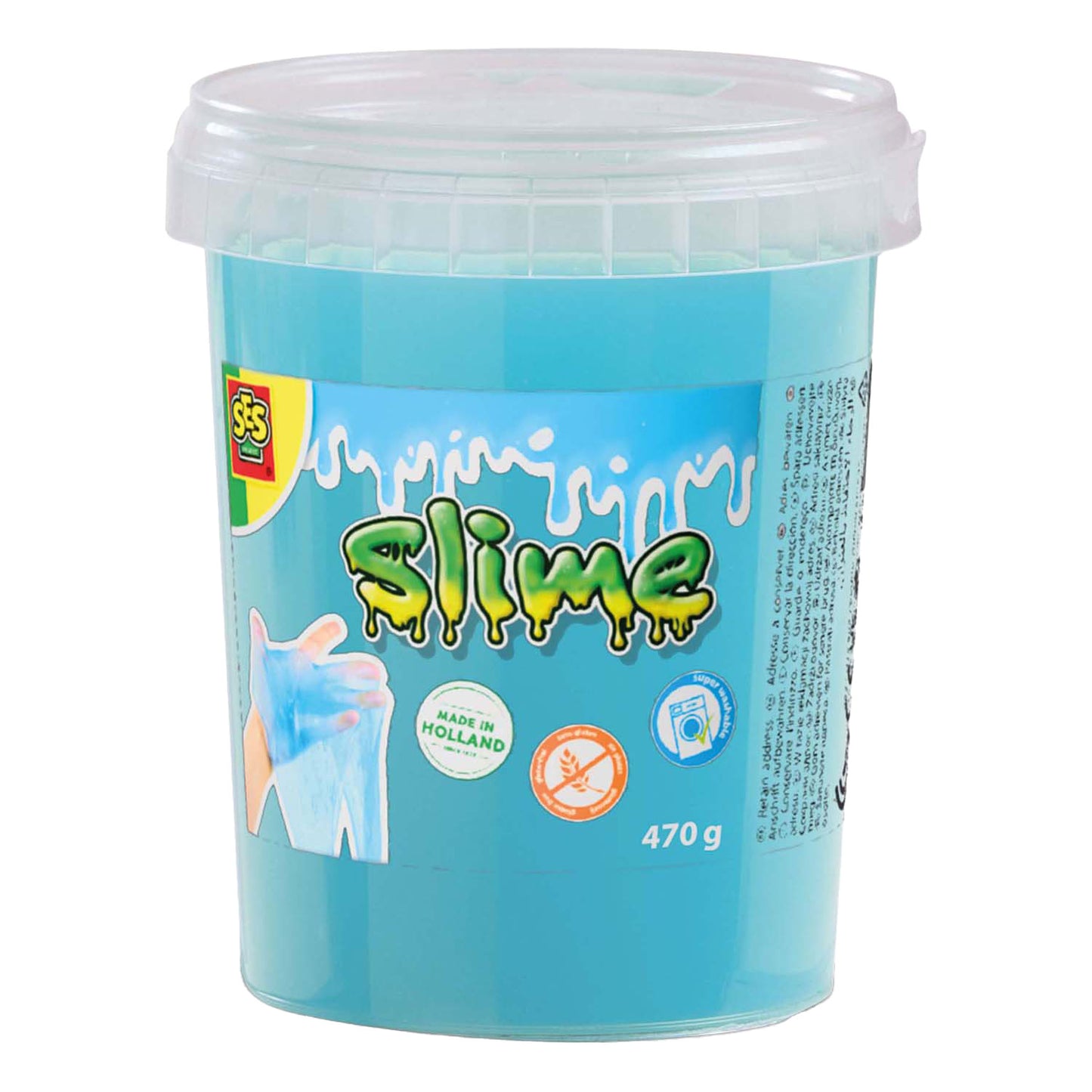 SES Creative Ses slime - blauw glitter 470g