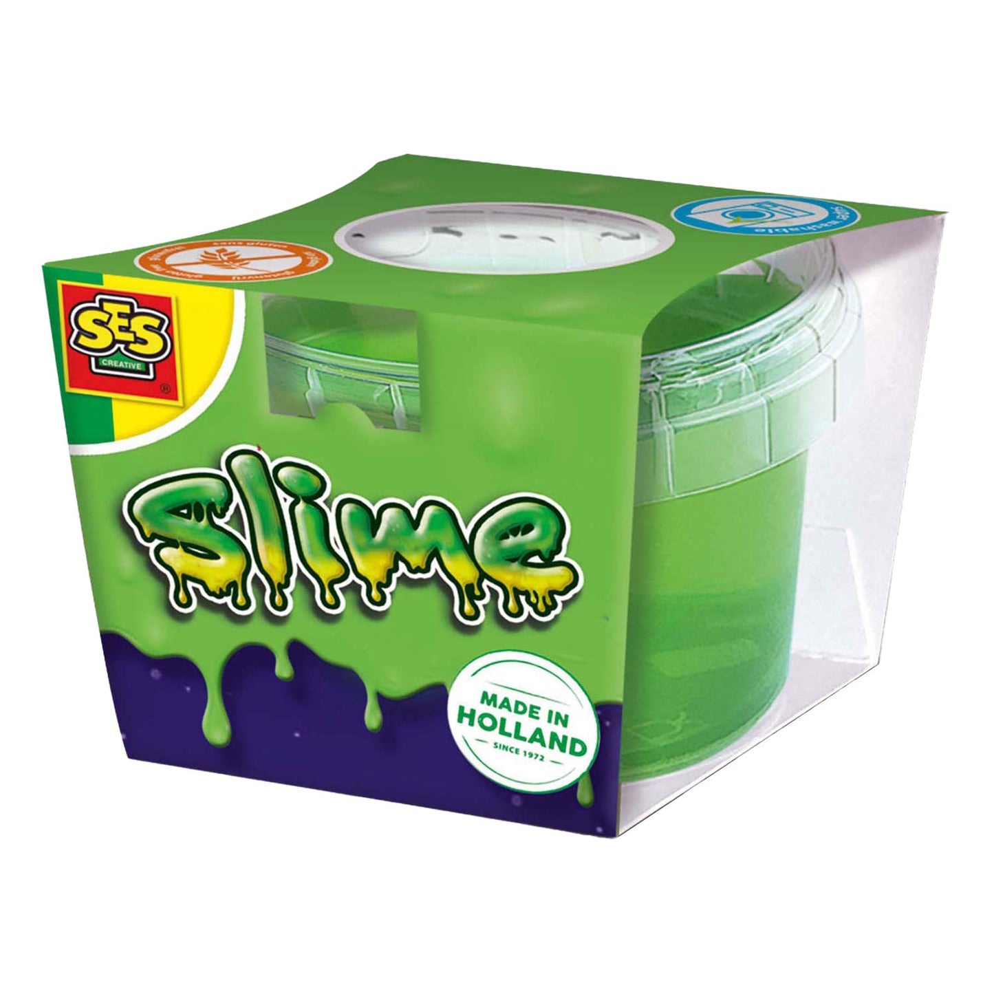 SES Creative Ses slime - neon groen 140g