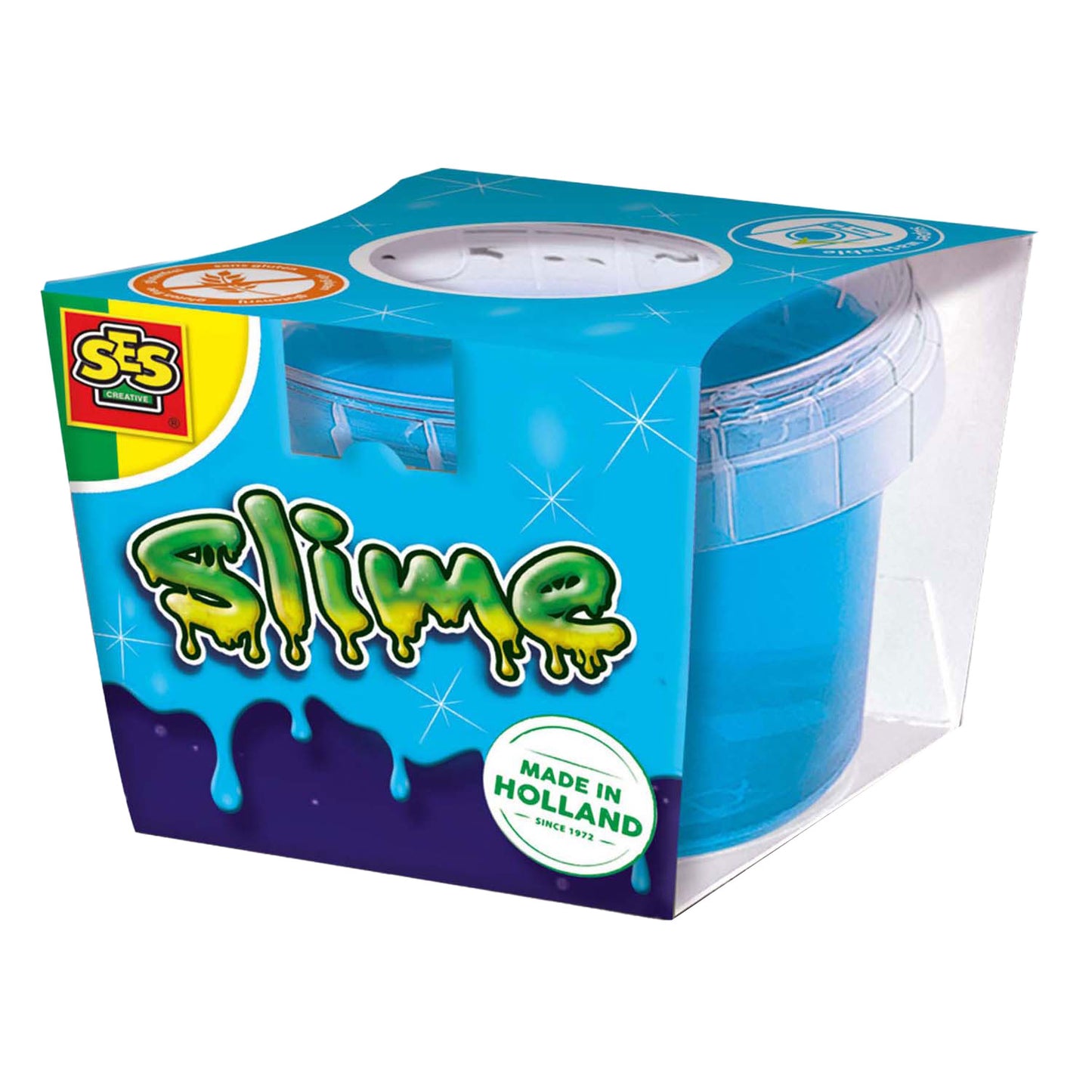 SES slime - blauw glitter 140g