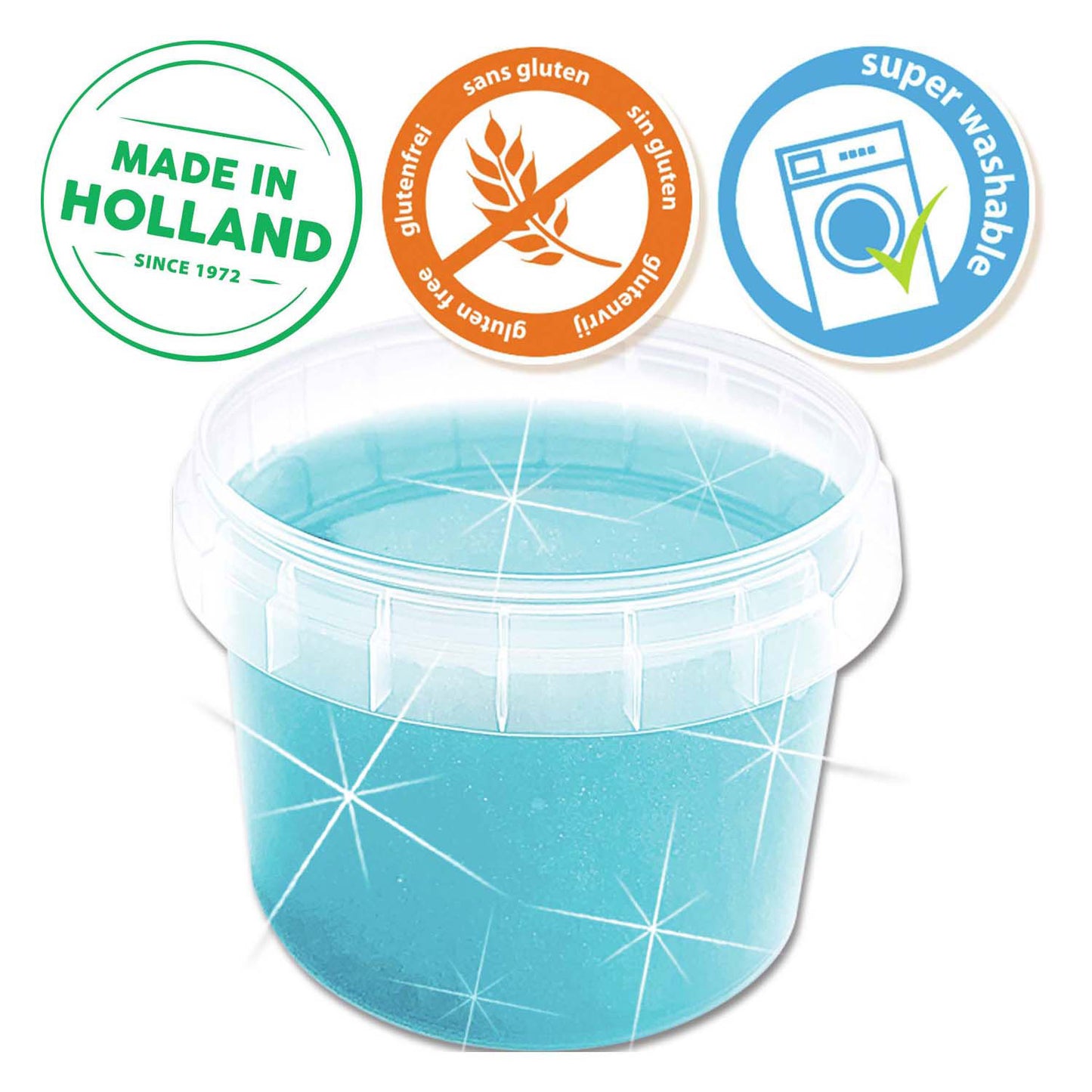 SES slime - blauw glitter 140g