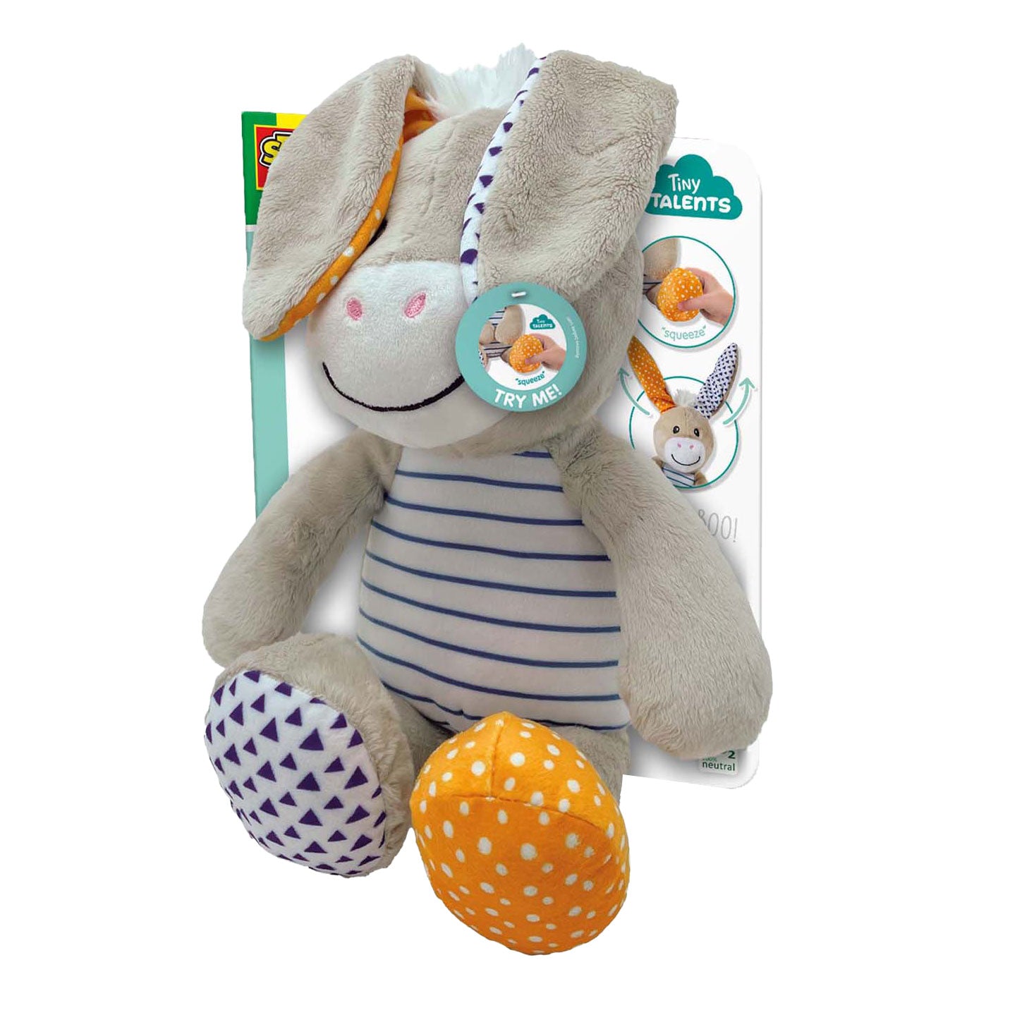 SES Creative Ses kiekeboe knuffel - ezel