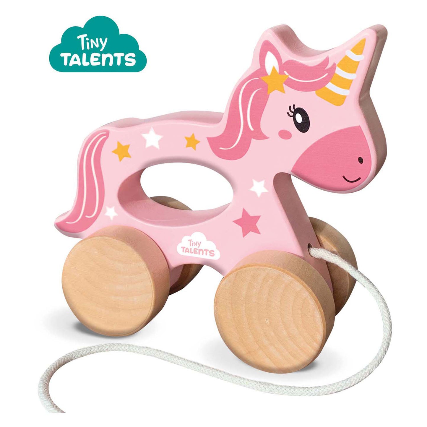 SES Creative Ses houten trekdier 2 in 1 - eenhoorn