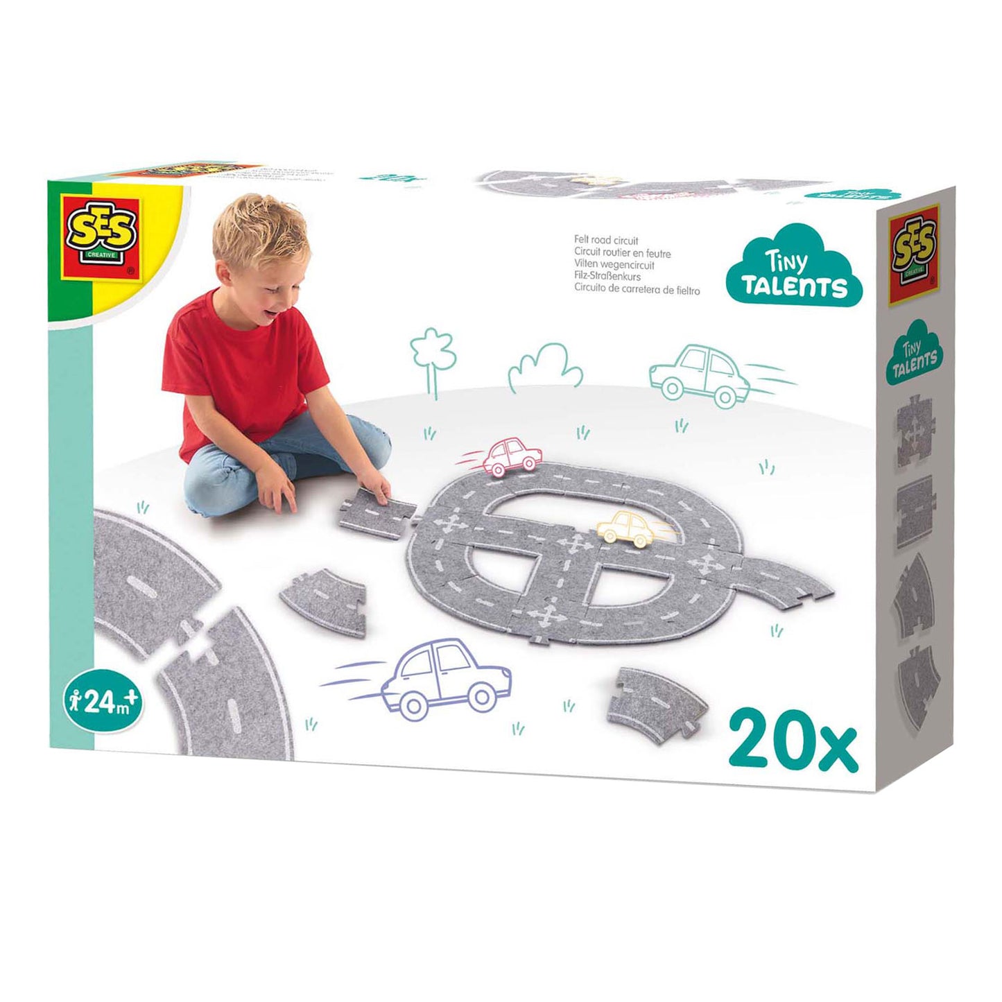 SES Creative Ses vilten wegencircuit, 20dlg.