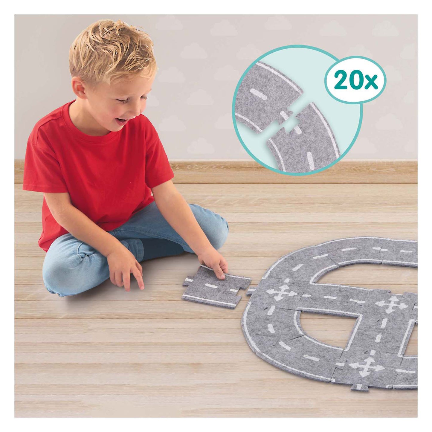 SES Creative Ses vilten wegencircuit, 20dlg.
