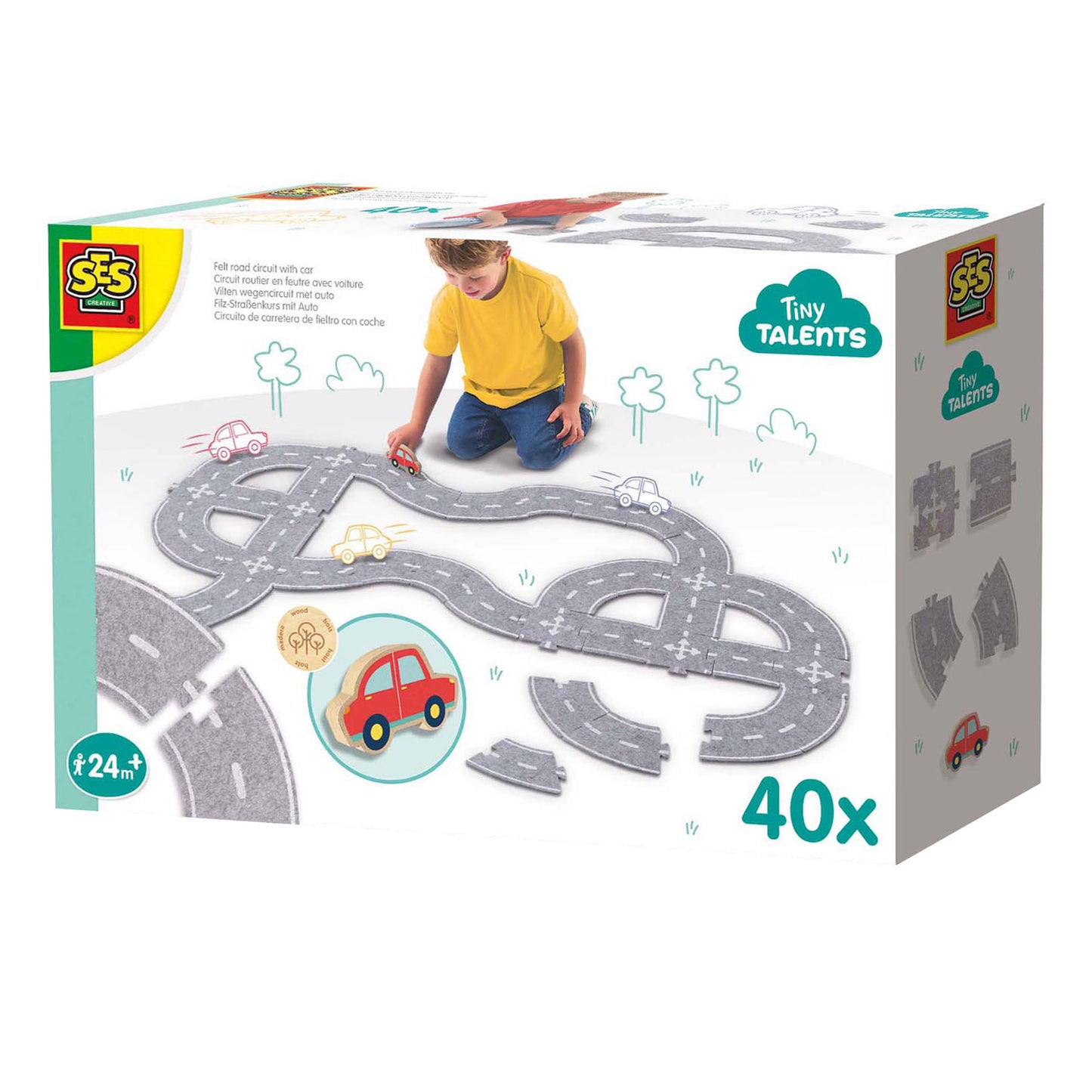 SES Creative Ses vilten wegencircuit, 40dlg.