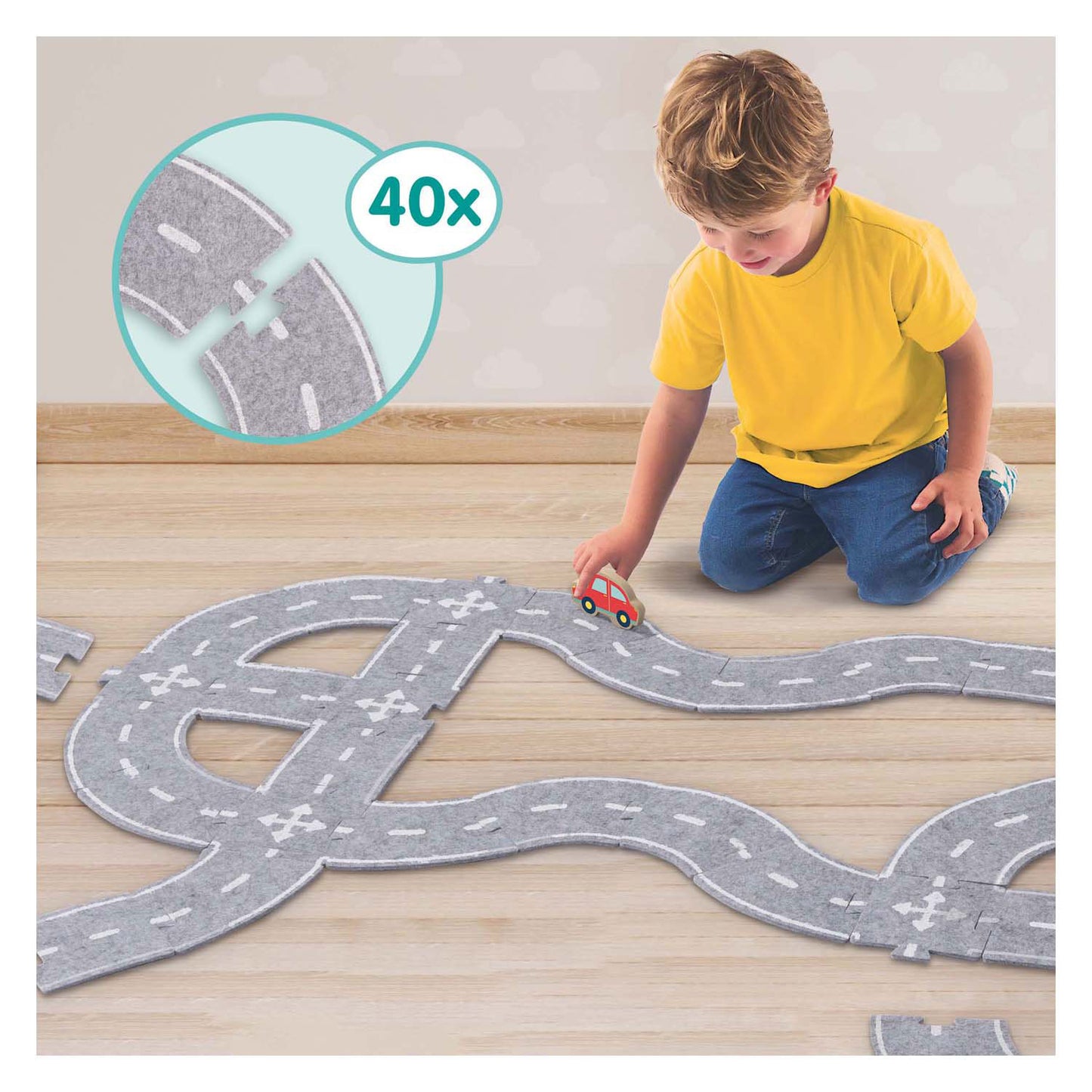 SES Creative Ses vilten wegencircuit, 40dlg.