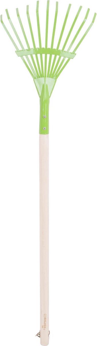 BIGJIGS metalen hark lange steel - 86 cm
