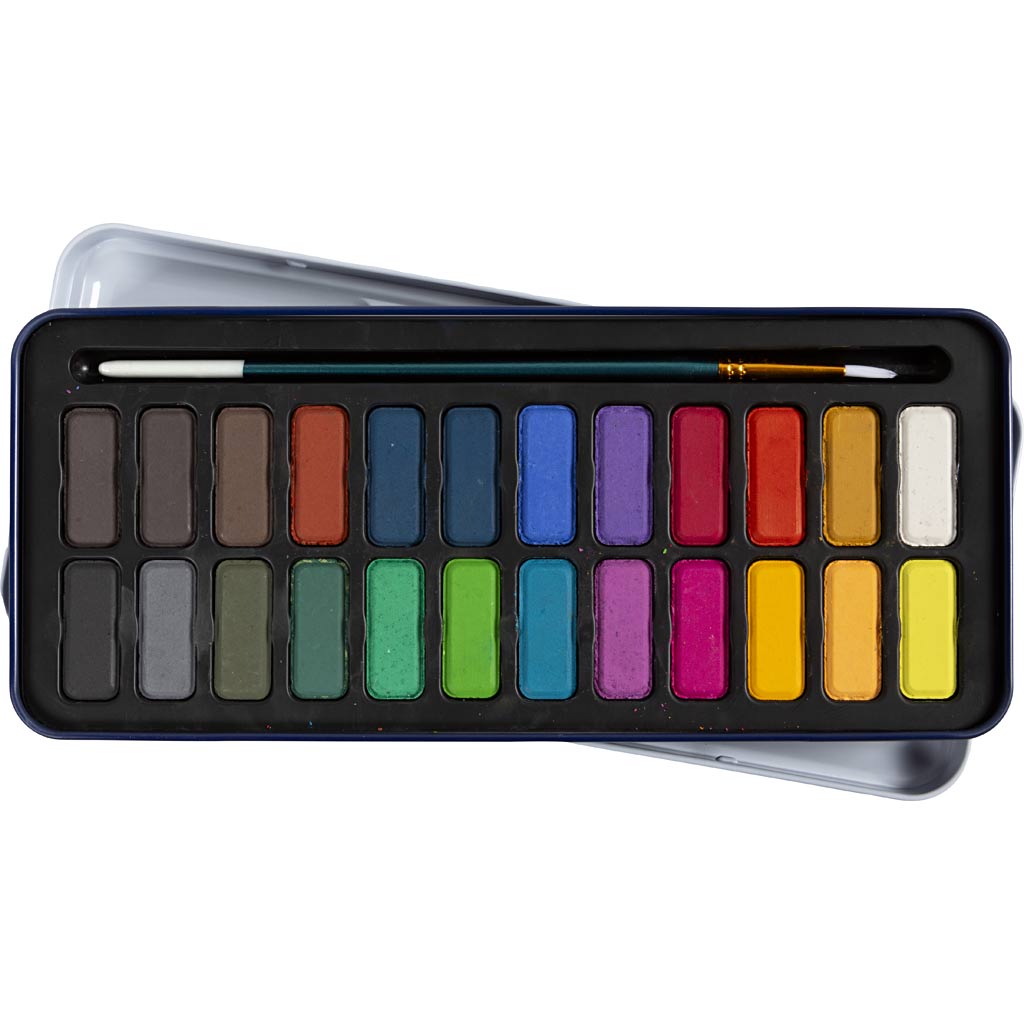 Colortime Https: www.cchobby.nl aquarelset-afm-12x30-mm-diverse-kleuren-24-kleur-1-doos