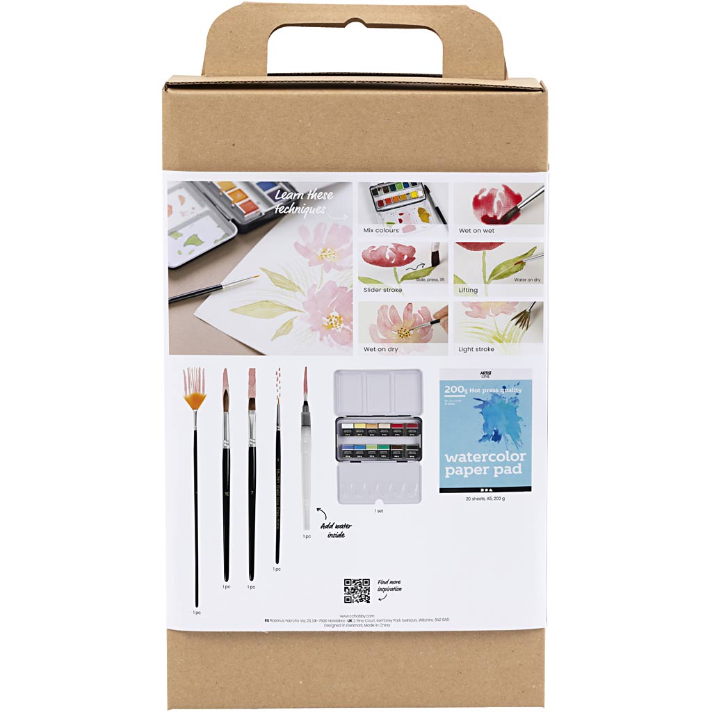 Creative Company Https: www.cchobby.nl starter-hobbyset-aquarel-1-doos