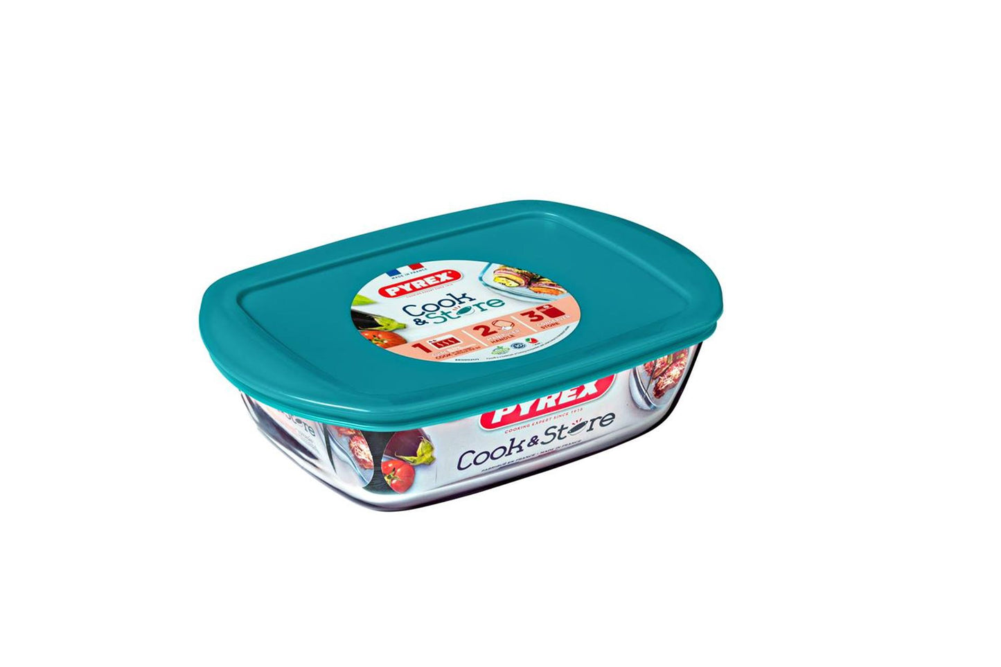 Pyrex bewaarschaal 400ml 17x10x5c