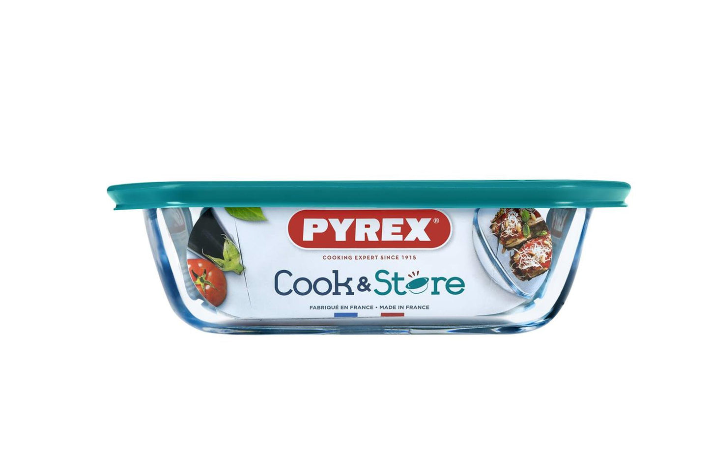 Pyrex bewaarschaal 2.5l 20x20x8cm