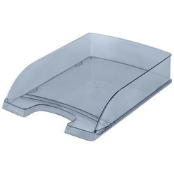 Brievenbak Leitz Plus grijs A4 polystyreen