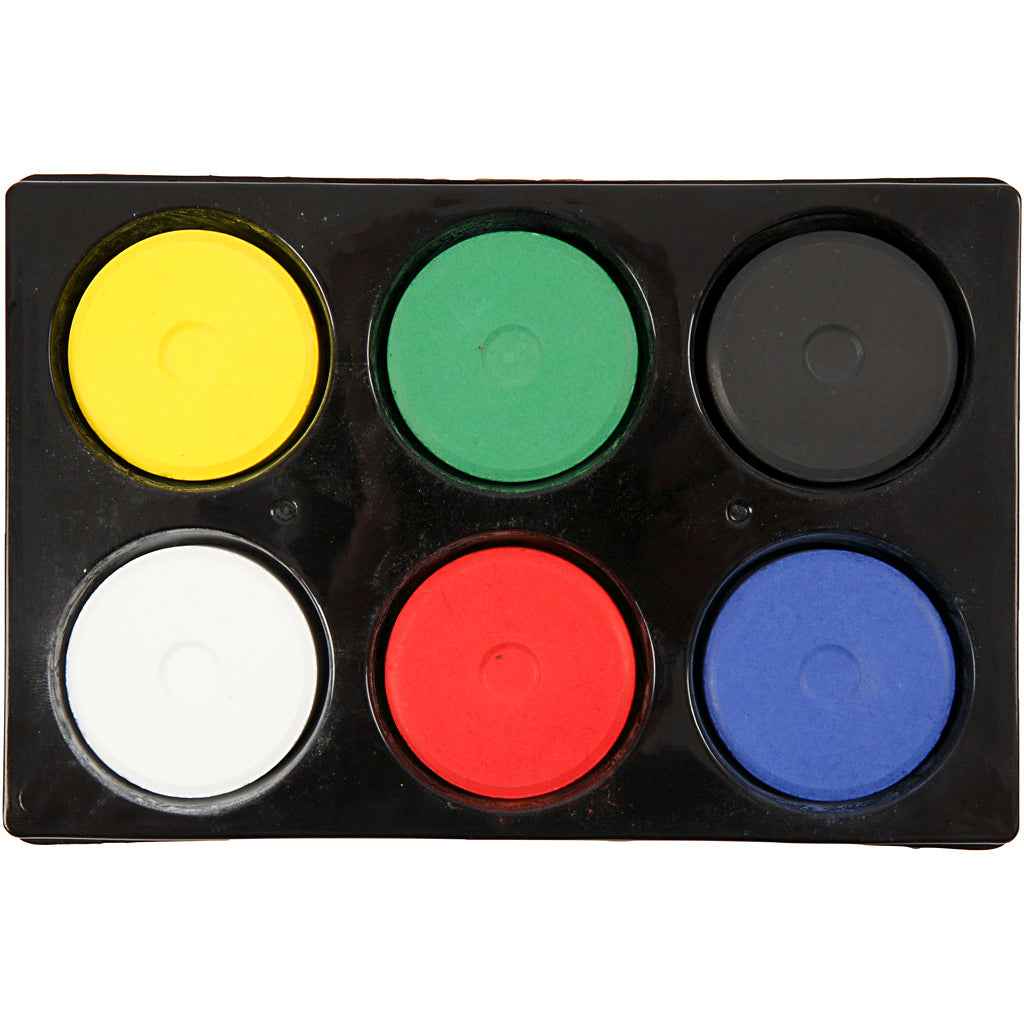Creativ Company Https: www.cchobby.nl waterverf-h-19-mm-d-57-mm-primair-kleuren-1-doos