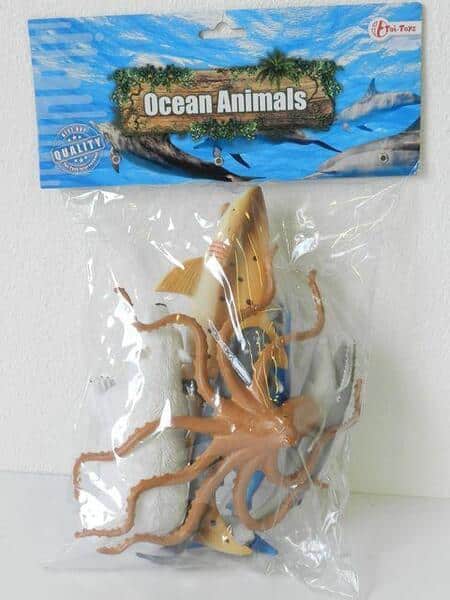 Jonotoys Oceaan dieren 5 stuks in zak