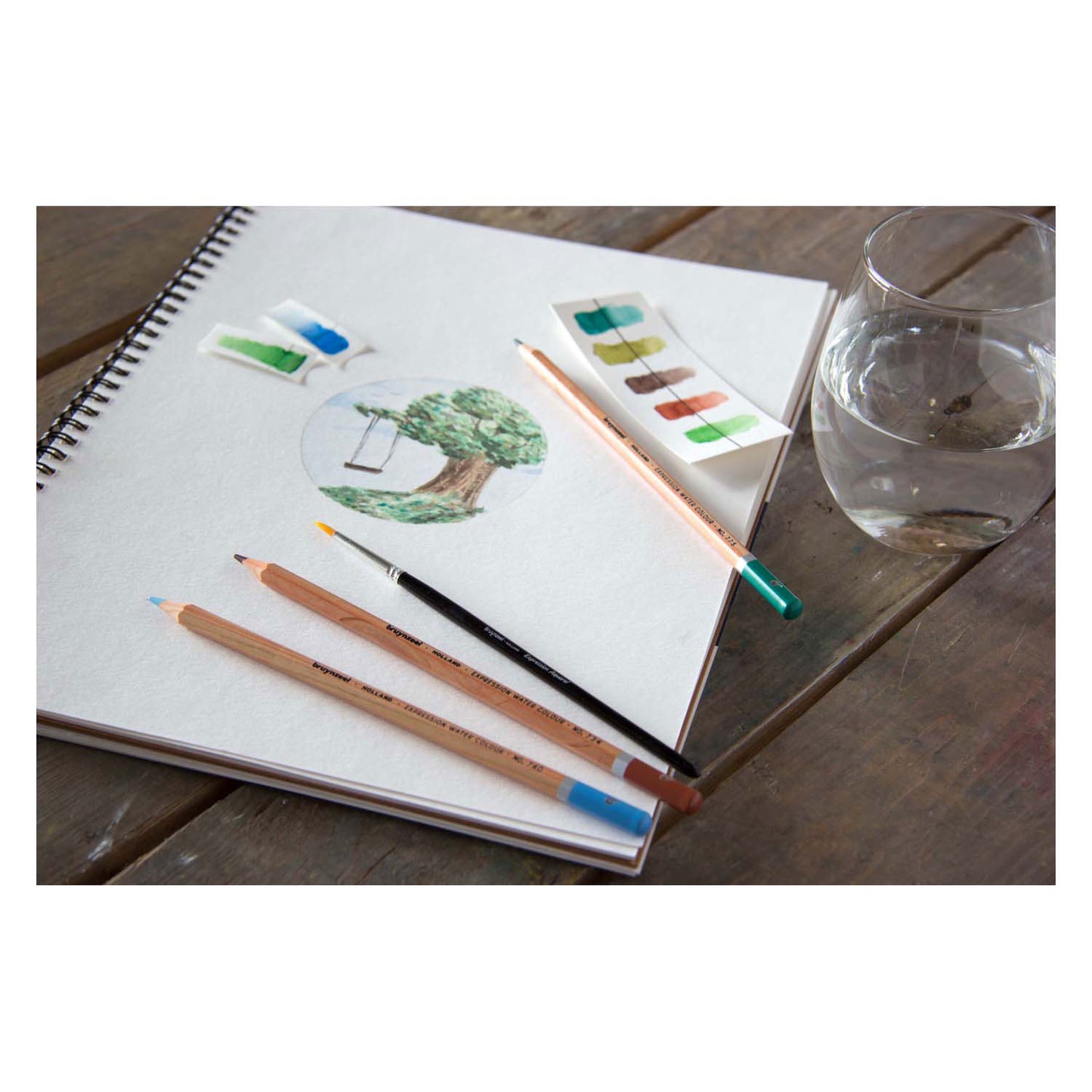 BRUYNZEEL expression aquarelpotloden blik 36