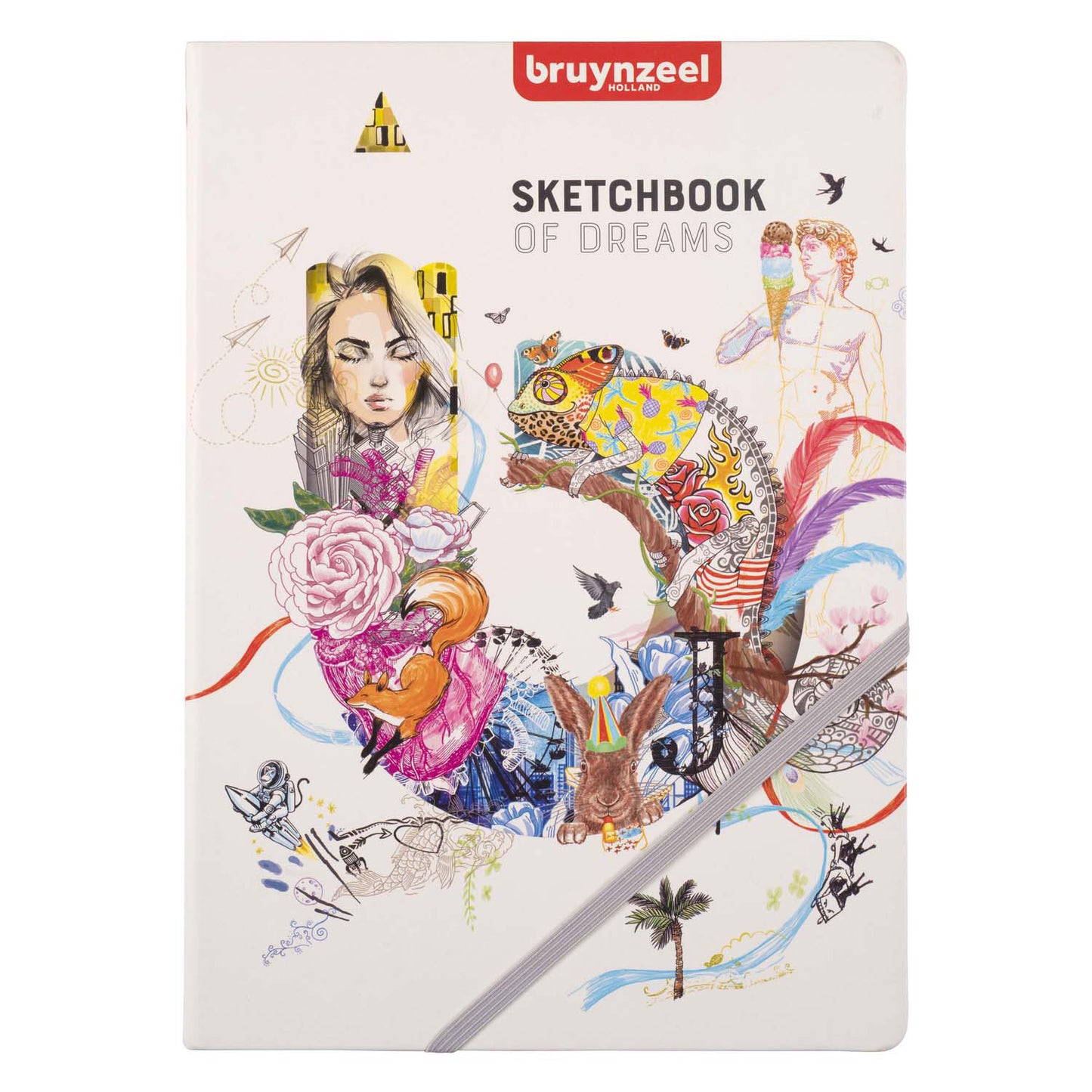 BRUYNZEEL creatives schets notitieboek a4 140 g m 80 vellen