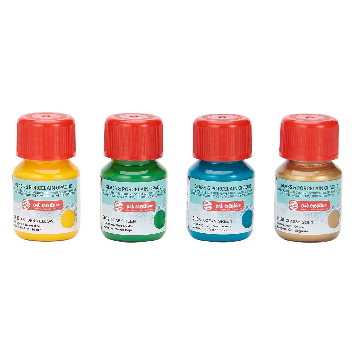 Talens Art Creation Talens art creat.glas porselein dekkend 4x30ml groen goud