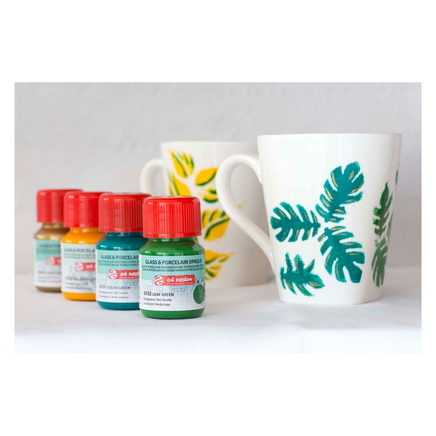 Talens Art Creation Talens art creat.glas porselein dekkend 4x30ml groen goud