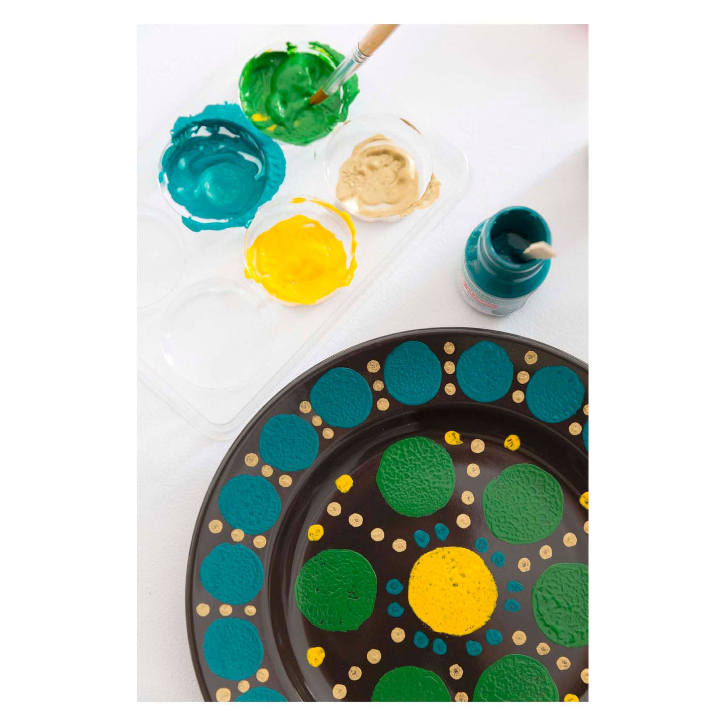 Talens Art Creation Talens art creat.glas porselein dekkend 4x30ml groen goud