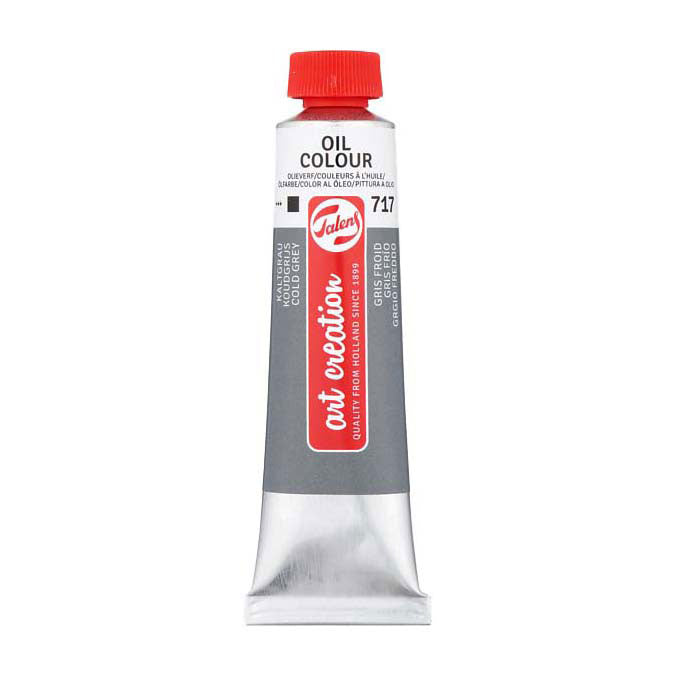 Talens art creation olieverf tube 40ml koudgrijs 717