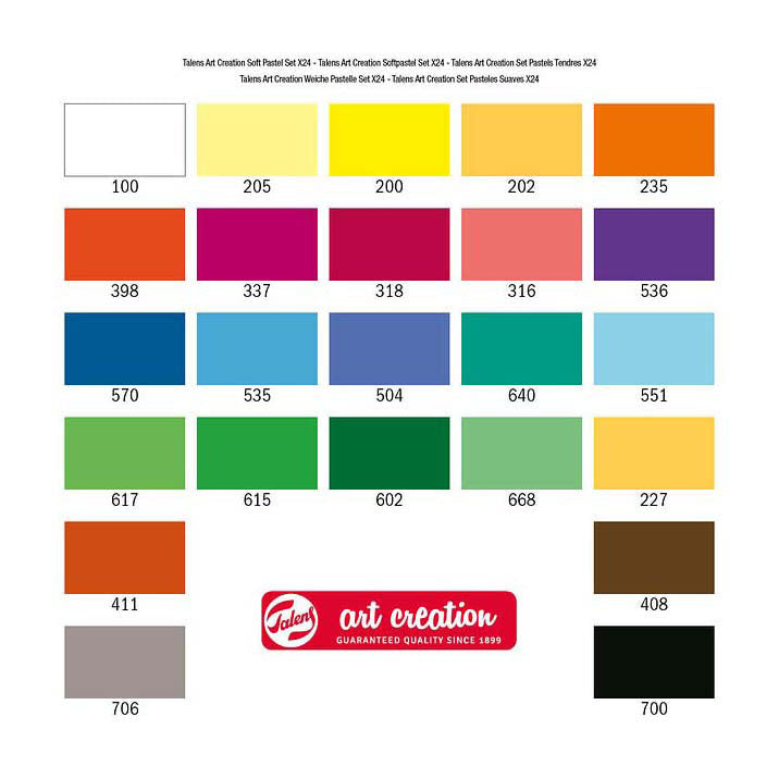 Talens Art Creation softpastel set 24
