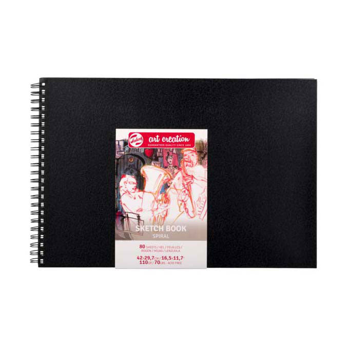 Talens art creation schetsboek spiraal 29.7x42cm 110g 80v