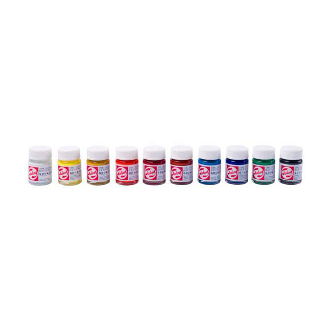 Talens gouache extra fijn set, 10x16ml flacons
