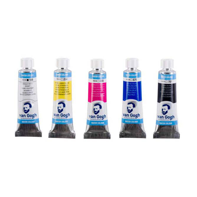 Van Gogh aquarelverf primaire mengset, 5x10ml tubes