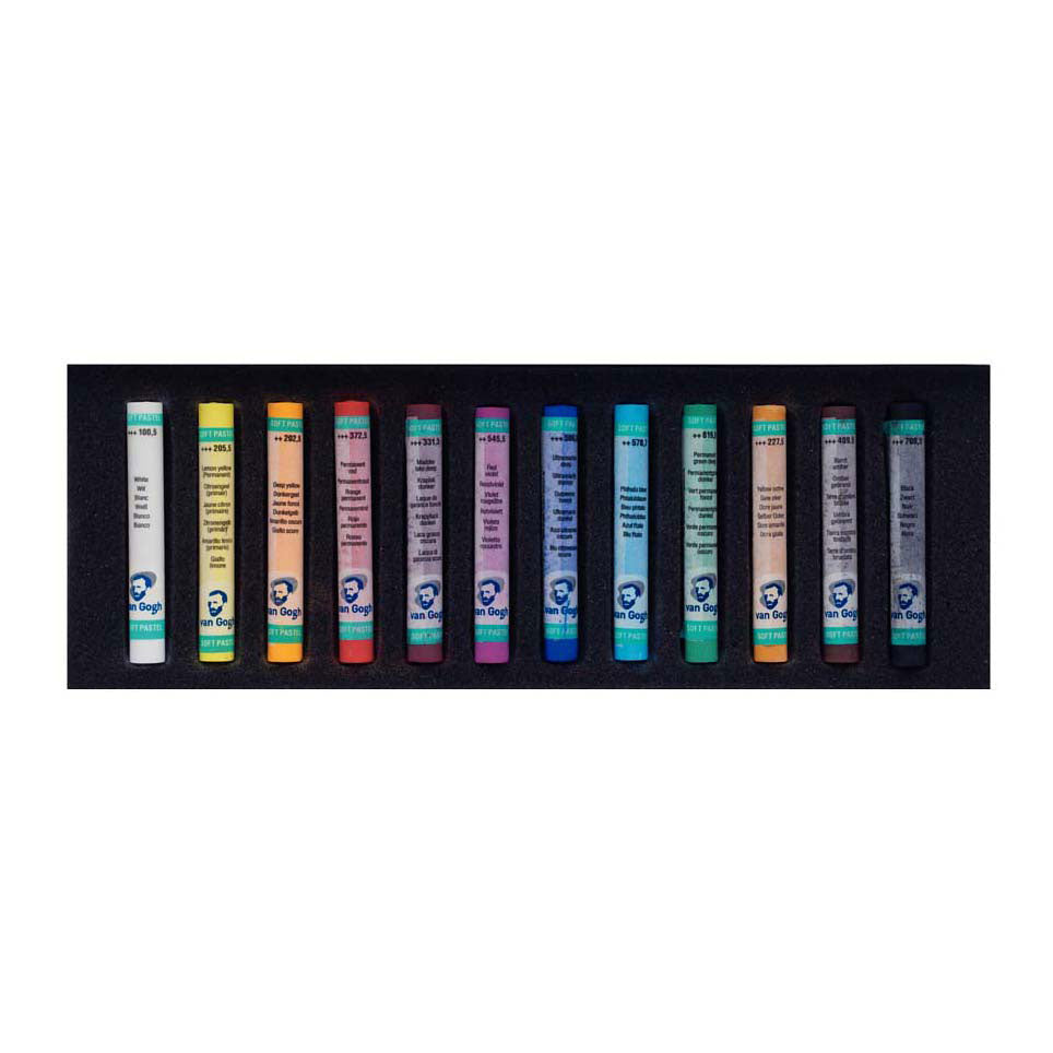 Bruynzeel Van gogh softpastels starterset met 12 kleuren