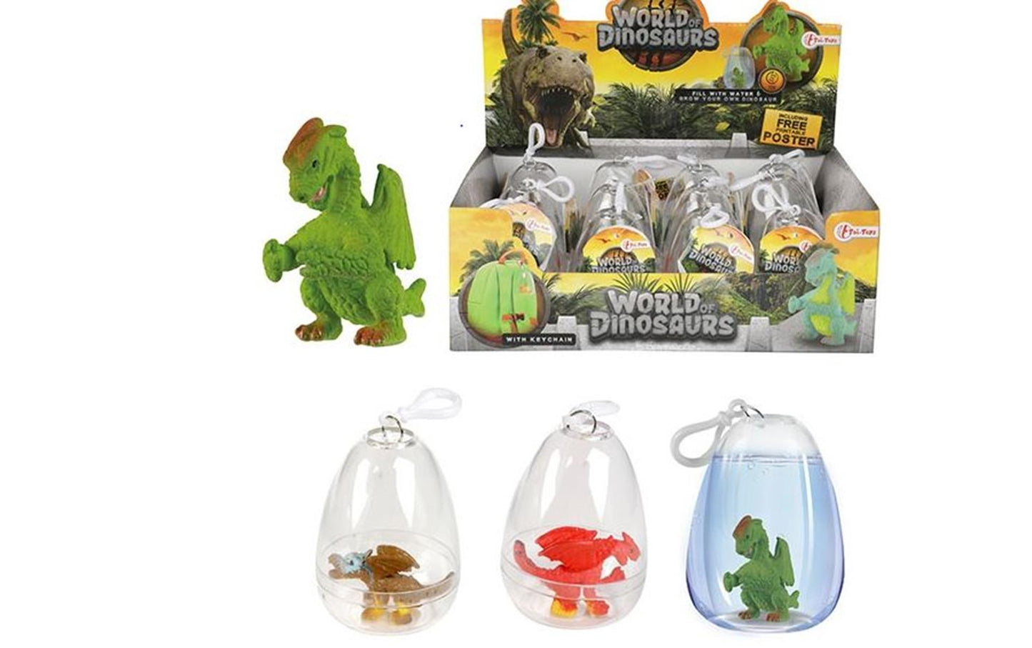 Toi-Toys Toi toys groeidino in ei sleutelhanger