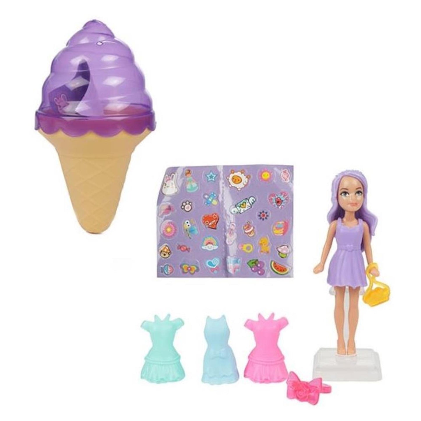 Toi-Toys Toi toys surprise cream pop 9cm met accessoires in ijsje