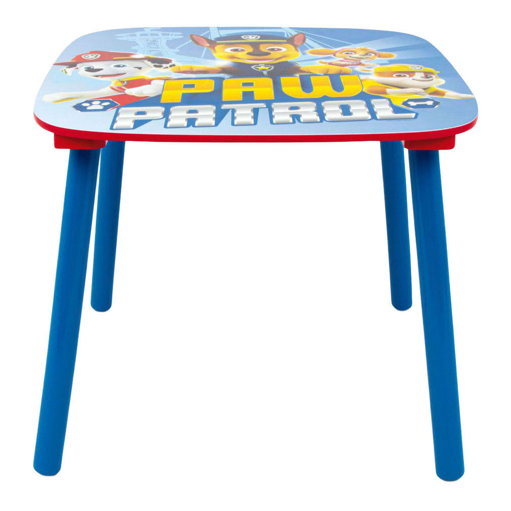 Paw Patrol Set houten tafel met twee stoelen - 3dlg.