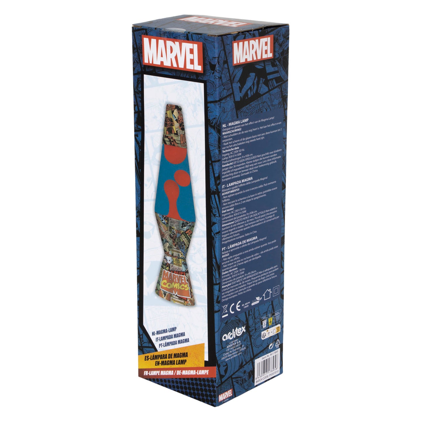 Marvel Lavalamp - 36cm