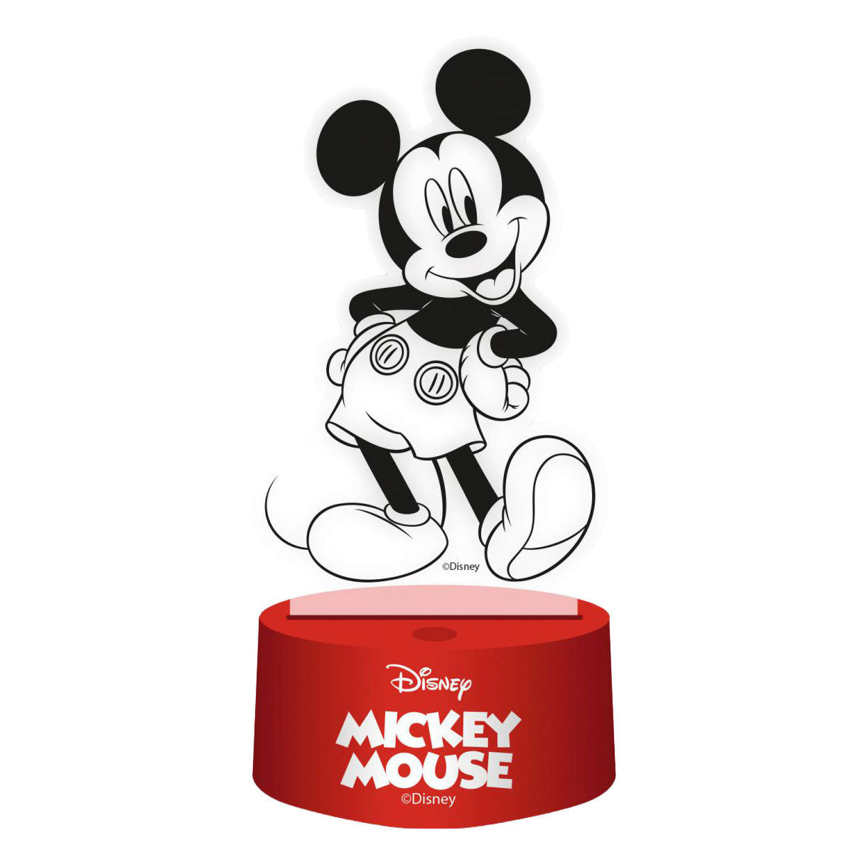 Mickey Mouse 3d lamp met afstandbediening