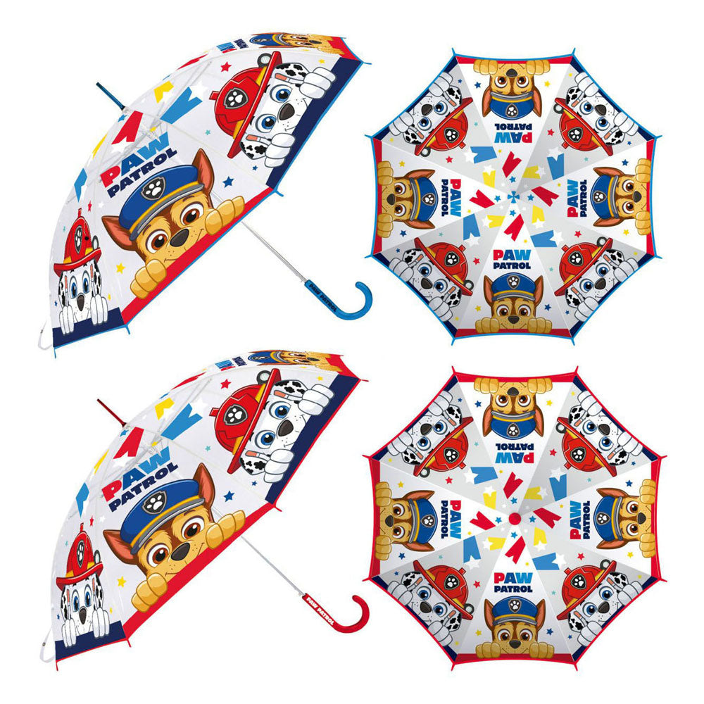 Paw Patrol Transparante paraplu