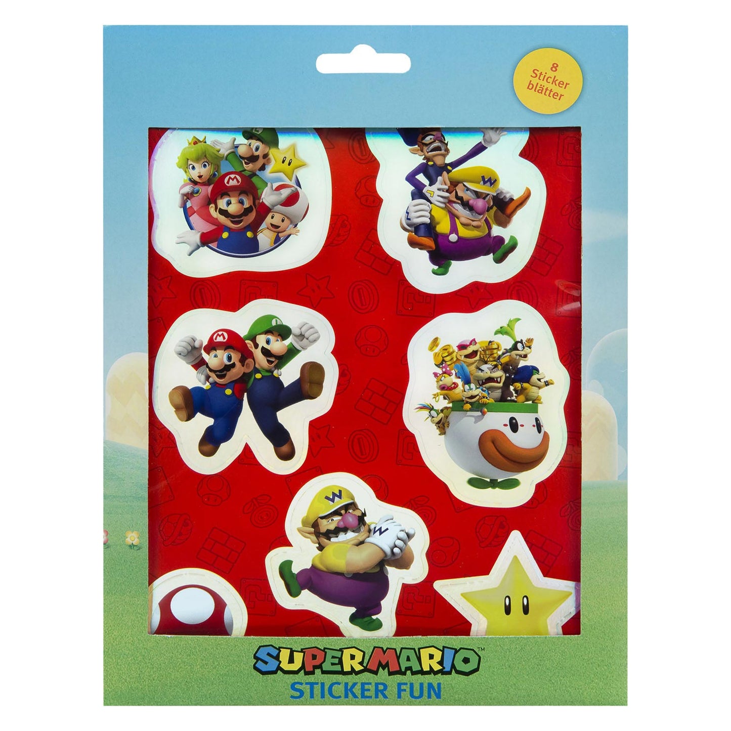 Kids Licensing Super mario sticker set