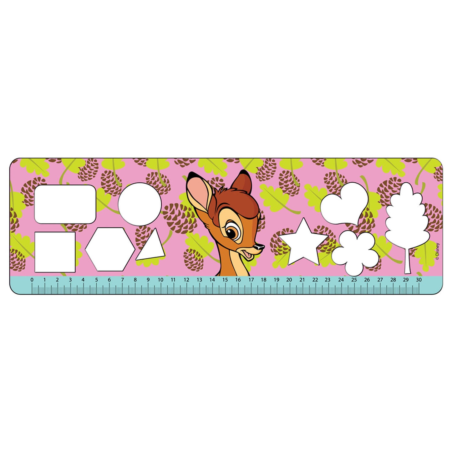 Disney Bambi kleurplaten met stencil en stickervel