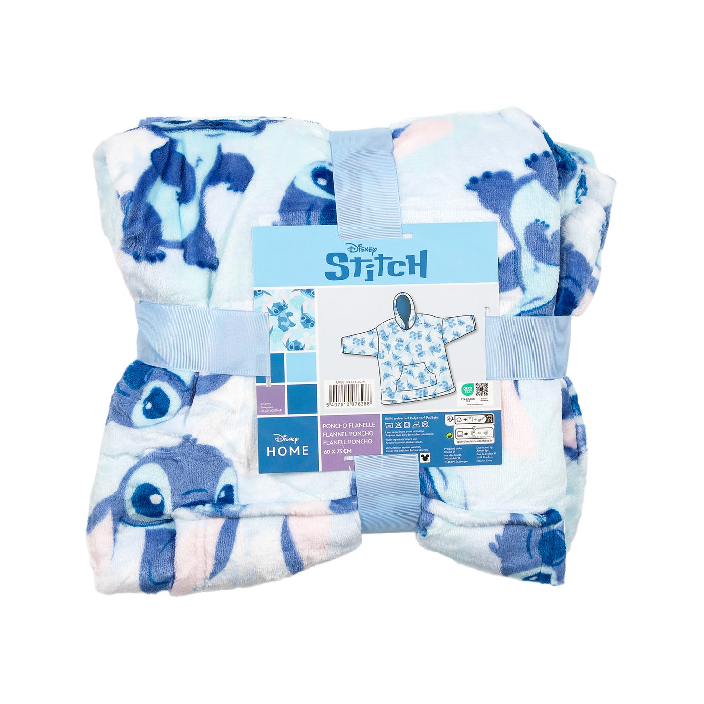 Puch Stitch kinder fleece hoodie deken trui, 7-14 jaar