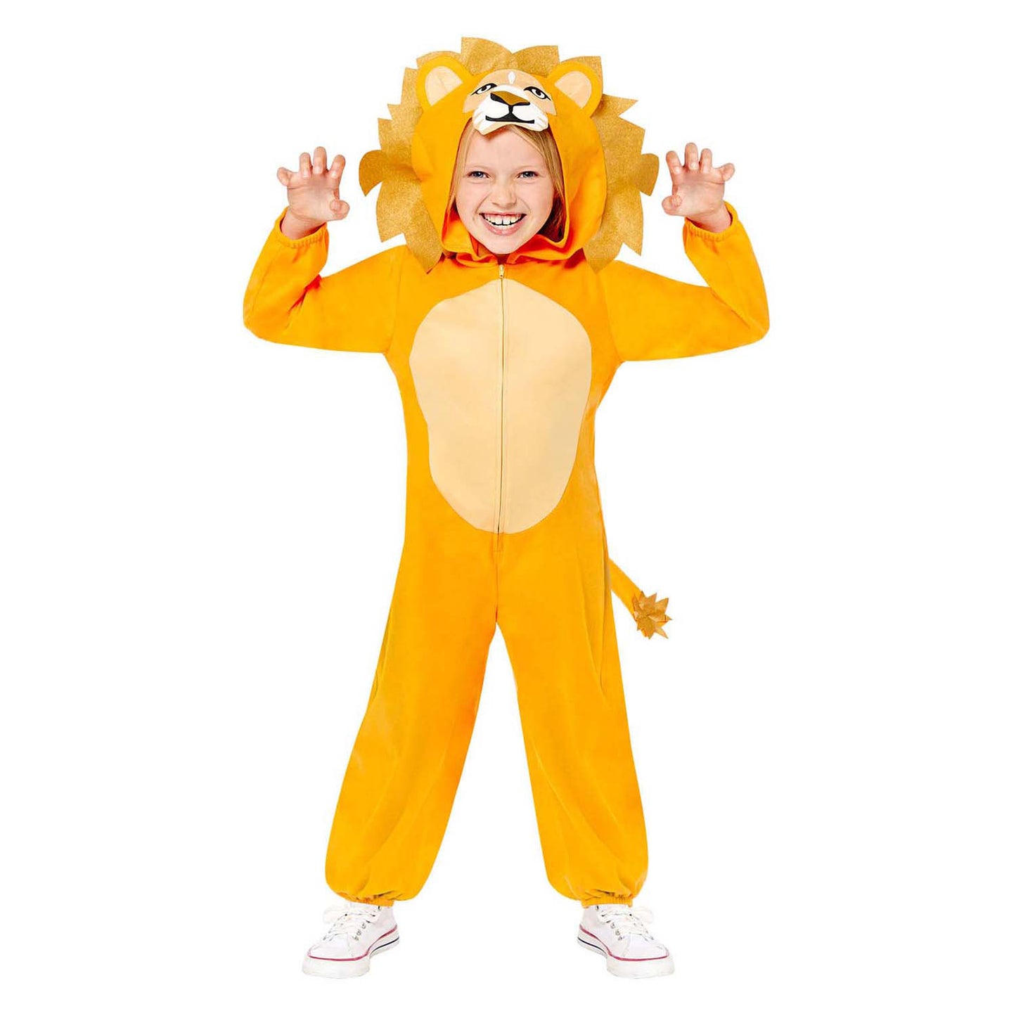 Kinderkostuum Leeuw Onesie - 3-4 jaar