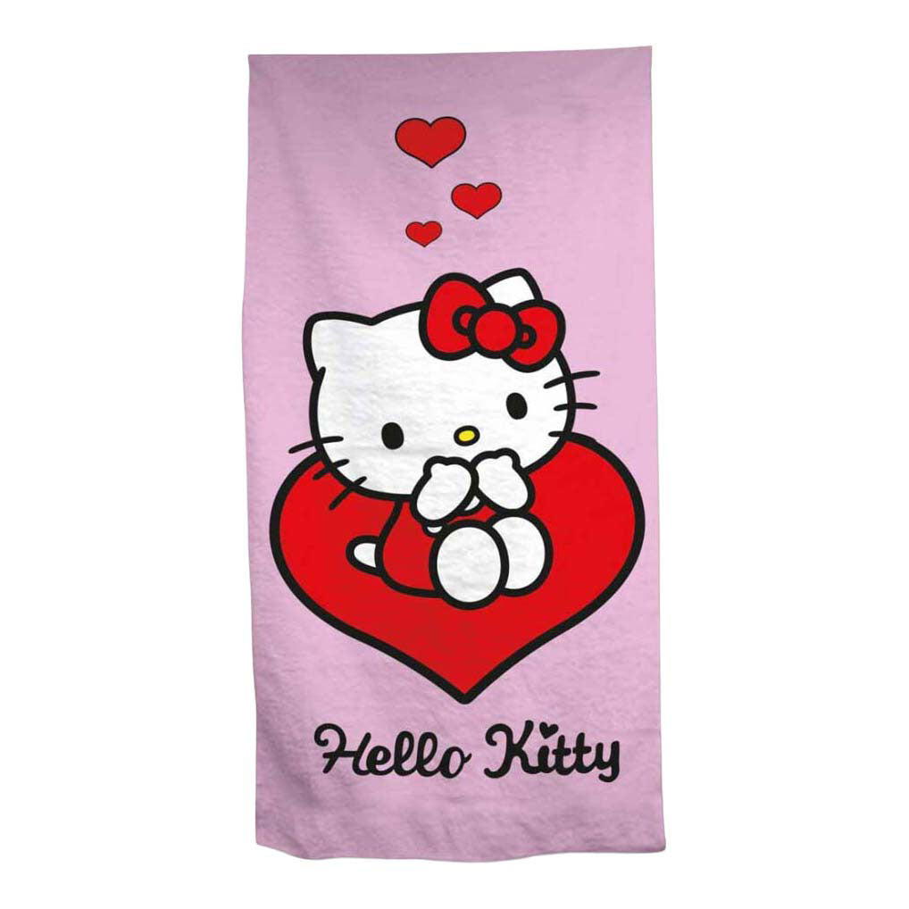 Ty Hello kit strandlaken hart - 70x140 cm
