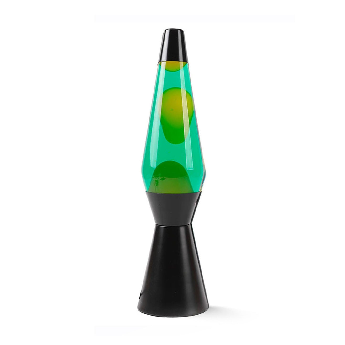 Itotal Lavalamp zwart groen, 40cm