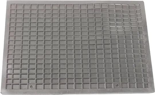 SCHÖNEK fußmatte black rear rubber mat 460x400 mm